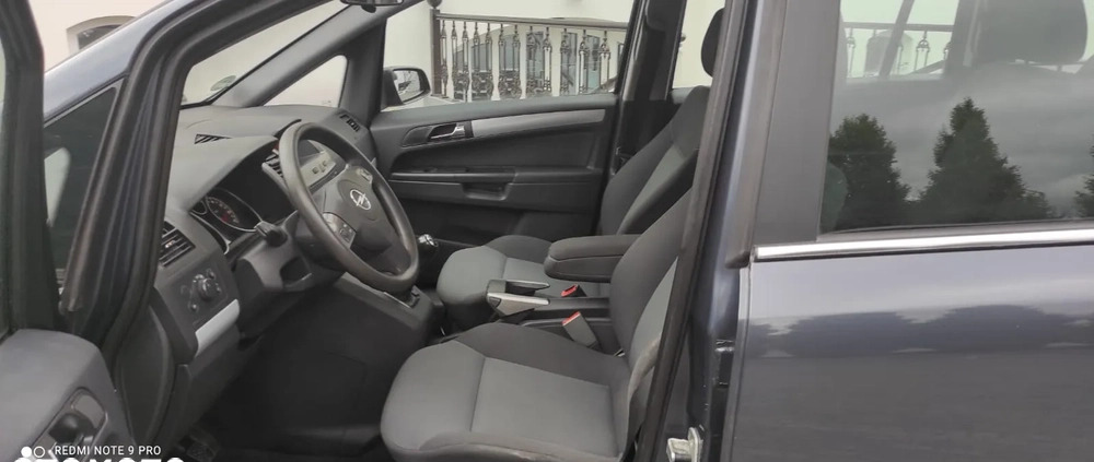 Opel Zafira cena 14999 przebieg: 167000, rok produkcji 2008 z Swarzędz małe 301